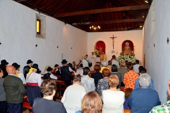 Misa y procesión de la Virgen de la Encarnación en La Herradura-Telde (Foto Francisco Javier Santana)